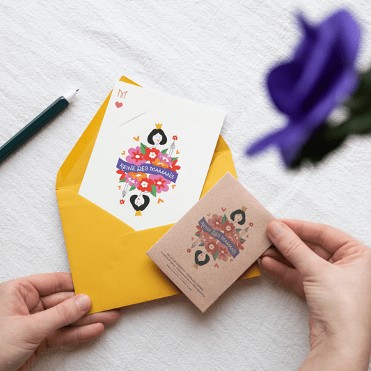 Carte avec message personnalisé